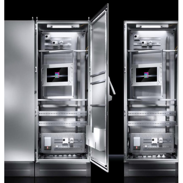 Шкаф электротехнический напольный Rittal TS8, IP55, 2200х800х600 (ВхШхГ), дверь: металл, цвет: серый, (8826521)