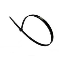 Стяжки кабельные Hyperline, неоткрываемые, 8,6х355 мм, 100 шт, цвет: чёрный