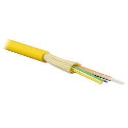 Кабель волоконно-оптический Teldor, Tight Buffer, 8хОВ, OS2 9/125, FR-PVC, внутри зданий, цвет: жёлтый