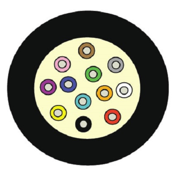 Кабель волоконно-оптический Siemon XGLO, Tight Buffer, 6хОВ, OS2 9/125мм, LSZH, d 5,3, цвет: чёрный