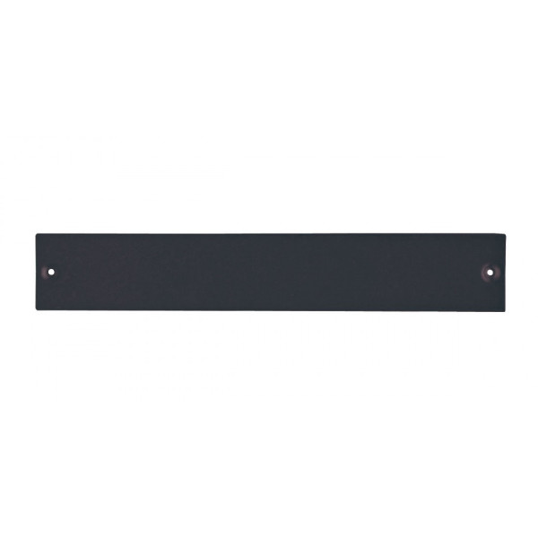 Панель боковая Zpas, сплошная, 99х400 (ВхШ), для цоколя, цвет: чёрный
