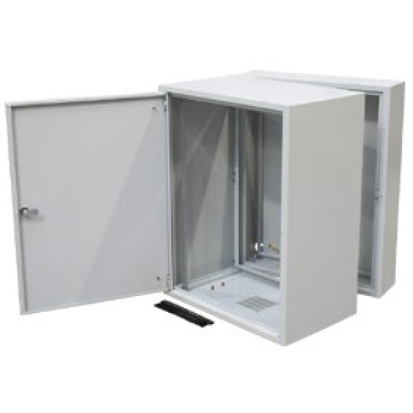 Шкаф телекоммуникационный настенный Zpas SD2, 19, 6U, 337х600х540 (ВхШхГ), дверь: металл, откидной, цвет: серый