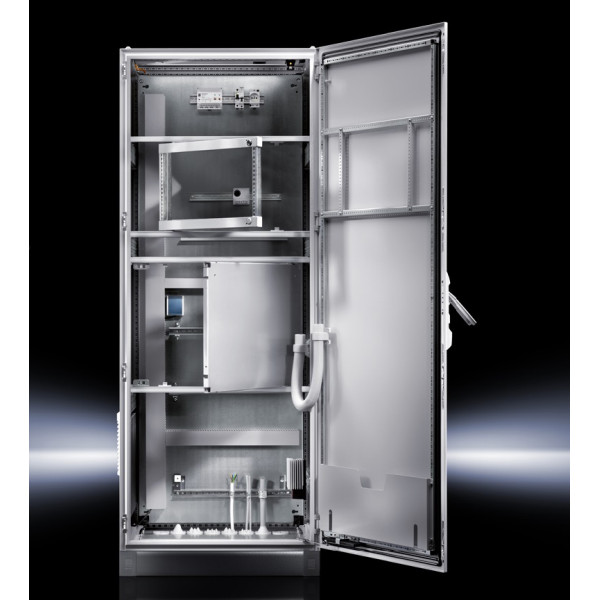 Шкаф электротехнический напольный Rittal SE8, IP66, 1800х800х400 (ВхШхГ), дверь: металл, цвет: серый, (5831580)