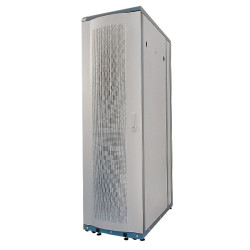 Шкаф телекоммуникационный напольный Eurolan Rackserv, 42U, 2049х800х1000 (ВхШхГ), дверь: перфорация, задняя дверь: двойная распашная, перфорация, цвет: серый, (60F-42-8A-88GY)