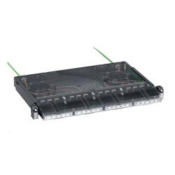 Коммутационная панель оптическая Schneider Electric, 19, 1HU, 24хОВ, SC, невыдвижная, цвет: серый