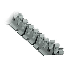 Организатор коммутационных шнуров Schneider Electric Actassi, 19, 1HU, 110х140х30 (ШхГхВ), горизонтальный, для кабеля, цвет: серый