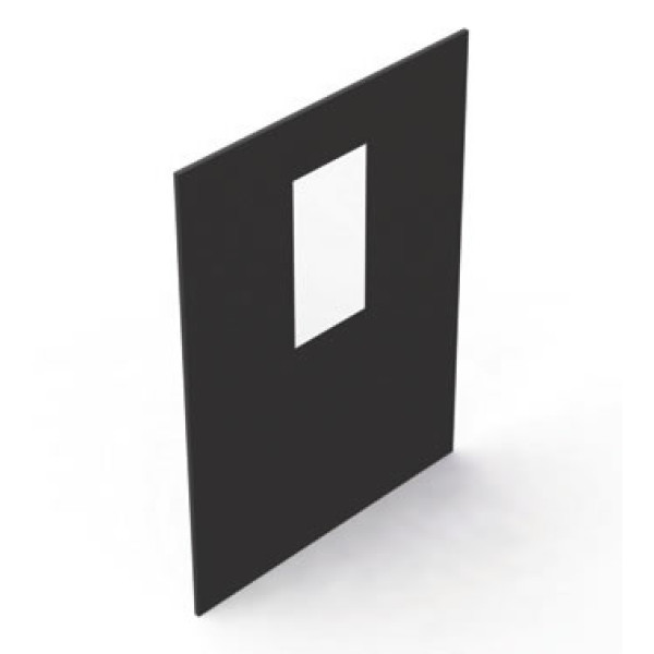 Панель боковая Siemon, 42U, 1200х2016 (ШхВ), с оконным проемом, для шкафов, цвет: чёрный