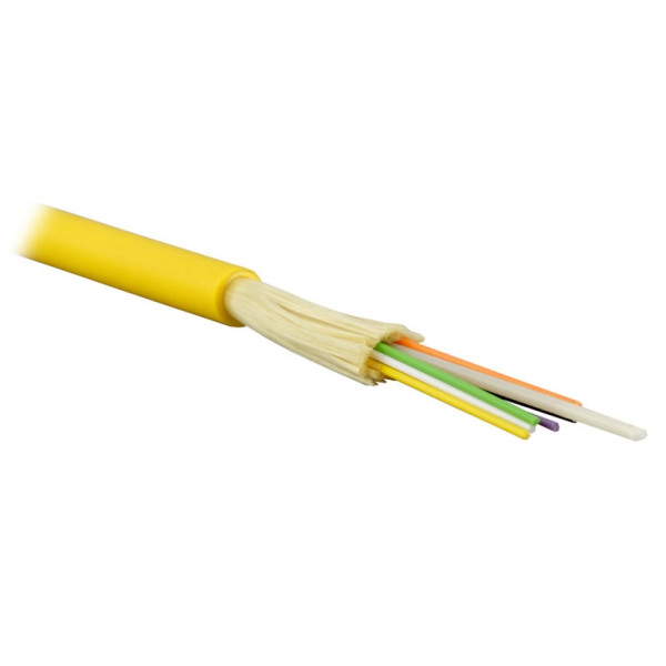 Кабель волоконно-оптический Teldor, Tight Buffer, 8хОВ, OS2 9/125, FR-PVC, внутри зданий, цвет: жёлтый