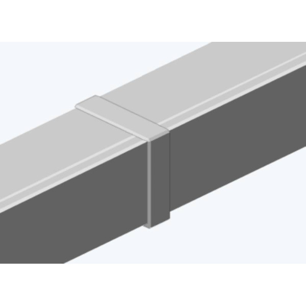Купить Накладка на стык Efapel Серия 13 для магистрального короба, ширина: 60, h=100, цвет: белый Накладка на стык Efapel Серия 13 для магистрального короба, ширина: 60, h=100, цвет: белый