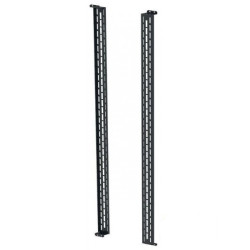 Кронштейн Zpas WZ-1718-97, длинный, 42U, глубина-800 мм, вертикальный, для 19 розеток LZ в стойках и шкафах, цвет: чёрный