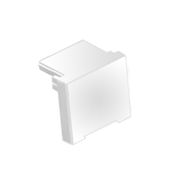 Заглушка Efapel, боковой для адаптера, ширина: 62, h=54, цвет: белый, для блока серии Q45 с кабельным выводом