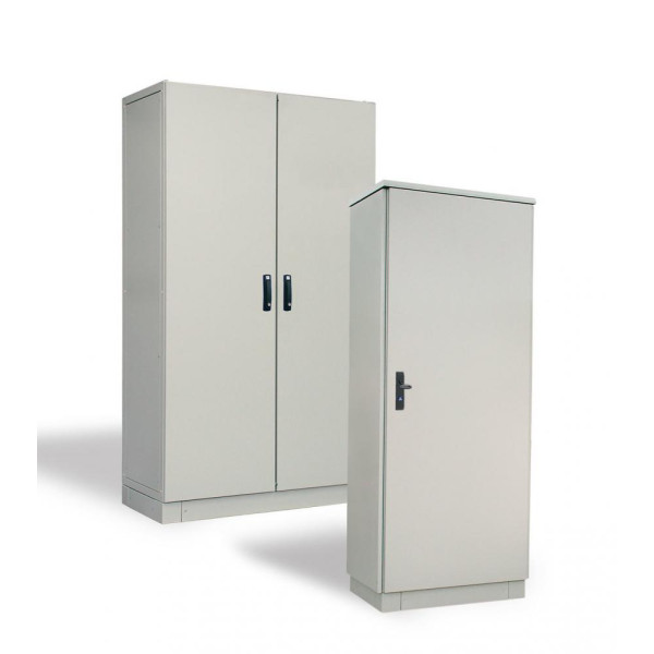 Шкаф электротехнический напольный Zpas SZE2, IP54, 1600х1200х600 (ВхШхГ), дверь: двойная распашная, металл, цвет: серый, (WZ-1951-01-26-011)