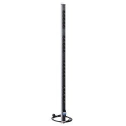 Блок силовых розеток Rem Rem-16, вертикальный, Shuko х 20, вход Schuko, шнур 3 м, 33U, 45х45х1463 (ШхГхВ), 16А, автомат