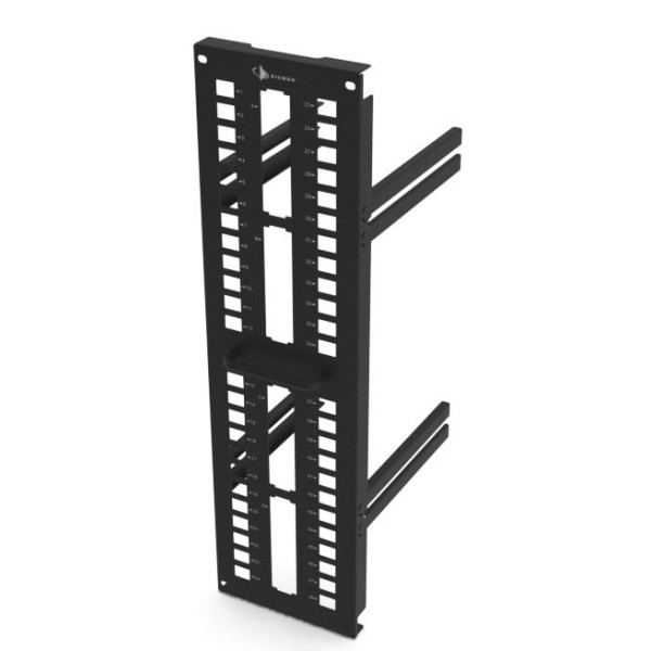 Модульная панель Siemon, 48 портов и 4 пластины, для шкафов VersaPOD, цвет: чёрный
