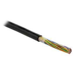 Кабель многопарный Hyperline, U/UTP, 25 пар., кат. 3, PE, 500м, снаружи зданий, цвет: чёрный