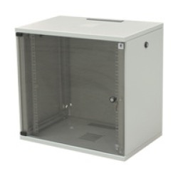 Шкаф телекоммуникационный настенный Zpas SU, 19, 18U, 845х600х400 (ВхШхГ), дверь: стекло, сварной, цвет: серый, (с открывающимися стенками (собранный))