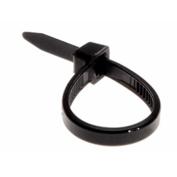 Стяжки кабельные Rexant, неоткрываемые, 2,5х80 мм, 100 шт, цвет: чёрный