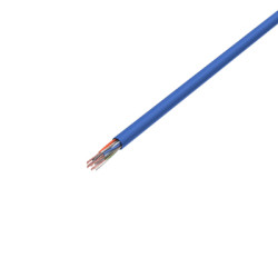 Кабель витая пара Rexant, U/UTP, 4 пар., кат. 6, 250МГц, d 6,5 мм , AWG23, PVC, 305м, бухта, цвет: синий, проводник из высокоочищенной бескислородной меди