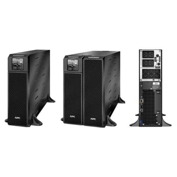 ИБП APC Smart-UPS On-Line, 5000ВА, линейно-интерактивные, напольный, 432х719х130 (ШхГхВ), 230V, 3U, однофазный, Ethernet, (SRT5KXLI)
