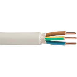 Кабель силовой Nexans, NYM-J, 3 х 2,5мм?, PVC, цвет: серый Кабель силовой Nexans, NYM-J, 3 х 2,5мм?, PVC, цвет: серый
