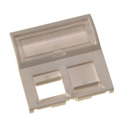 Модуль розеточный Nexans LANmark-5, 45x45, 1хRJ45, кат. 5e, PCB, экр., цвет: белый