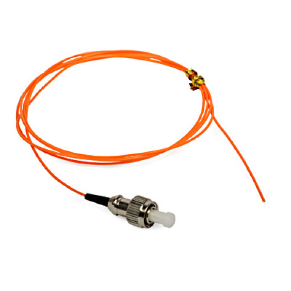 Предоконцованные волокна (pigtail) Hyperline, FC (MM), OM3 50/125, 1м, чёрный хвостовик, цвет: оранжевый