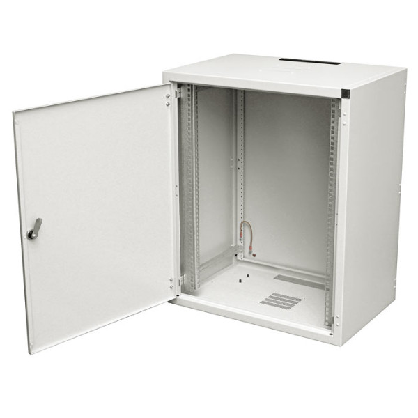 Шкаф телекоммуникационный настенный Zpas SJ2, 19, 15U, 737х600х500 (ВхШхГ), дверь: металл, сварной, цвет: серый
