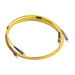 Коммутационный шнур оптический Nexans LANmark-OF, Duplex LC/ST, OS2 9/125, LSZH, 5м, цвет: жёлтый