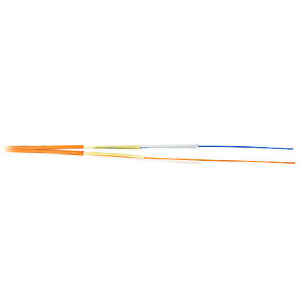 Кабель волоконно-оптический Hyperline, Zip-cord, 2хОВ, OM2 50/125, D 2,8мм, FR-PVC, 1000м, цвет: оранжевый