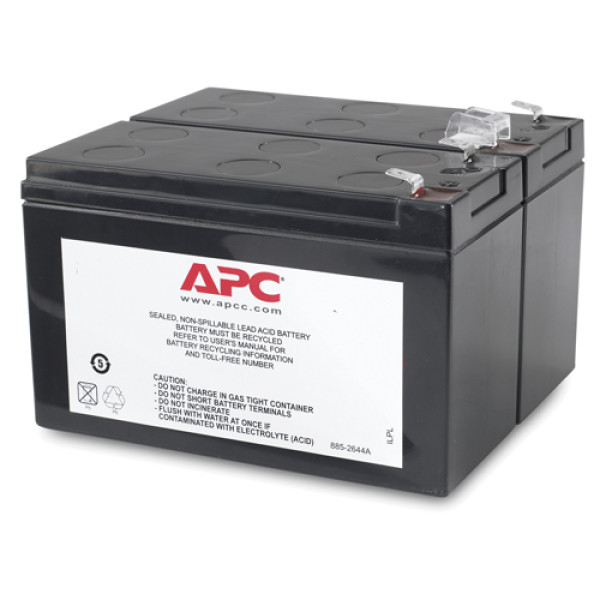 Аккумулятор для ИБП APC, 133х102х152 (ШхГхВ), свинцово-кислотный с загущенным электролитом, цвет: чёрный, (APCRBC113)