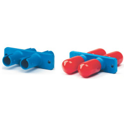 Проходные адаптеры оптические Hyperline, ST (SM), Duplex