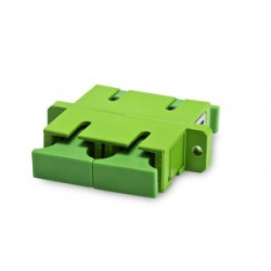 Проходные адаптеры оптические Nexans LANmark-OF, SC (SM, APC), duplex, snap-in