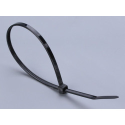 Стяжки кабельные KSS, неоткрываемые, 4х200 мм, 100 шт, цвет: чёрный