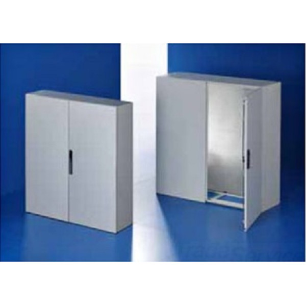 Шкаф электротехнический напольный Rittal СМ, IP55, 1200х1000х400 (ВхШхГ), дверь: двойная распашная, металл, цвет: серый, (5120500)