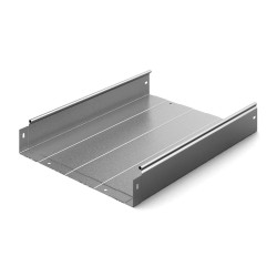 Металлический лоток DKC, стандартный, неперфорированный, 400х50х3000 (ШхВхД), толщина: 1 мм, нерж. сталь, Inox 304