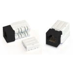 Модуль универсальный Hyperline, keystone, 1хRJ45, 90°, кат. 5е, неэкр., 1 шт, цвет: чёрный, заделка с помощью ne-tool
