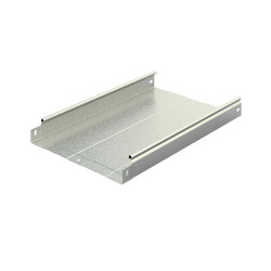 Металлический лоток Ostec, усиленный, неперфорированный, 300х50х2500 (ШхВхД), толщина: 0,7 мм, сталь, м. Сендзимира