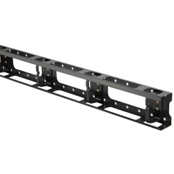 Организатор коммутационных шнуров Hyperline, 19, 47HU, 94х68,4х2091 (ШхГхВ), вертикальный, с крышкой, для шкафов TTC, TSC, цвет: чёрный