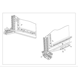Фиксатор двери Elbox, 60х25х190 (ШхВхГ), для шкафов серии EMS