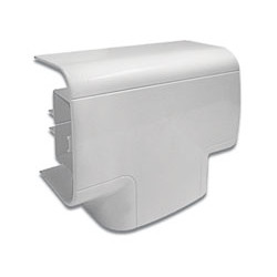 Т-образный отвод DKC In-Liner Front, боковой для кабель-канала, 90х50, цвет: белый