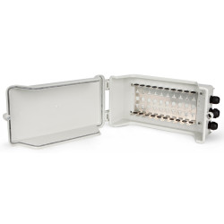 Коробка распределительная Hyperline, 100 плинт., 8 HU, IP54