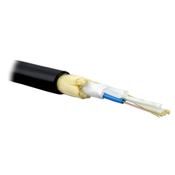 Кабель волоконно-оптический Teldor, Multi Tube, 6хОВ, OS2 9/125мм, PE, d 11,7, цвет: чёрный