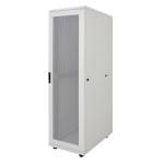 Шкаф серверный напольный Canovate Silver, 42U, 2033х800х1000 (ВхШхГ), дверь: перфорация, задняя дверь: перфорация, сварной, цвет: серый, (CSS-7-4280A)
