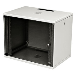 Шкаф телекоммуникационный настенный Zpas SU, 19, 10U, 515х600х600 (ВхШхГ), дверь: металл, сварной, цвет: серый, (с открывающимися стенками)