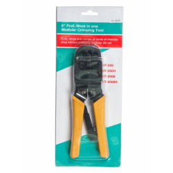 Инструмент для обжима проводников Rexant, RJ-45 10P10C; 8P8C, RJ-12 6P6C, RJ-11 6P4C; 6P2C, RJ-10 4P4C, профессиональный, (12-3442)