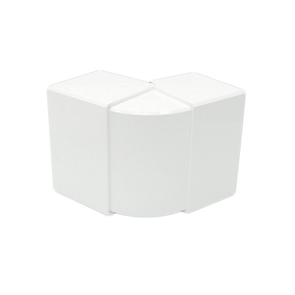 Изменяемый угол DKC In-Liner, внешний для мини-канала, глубина: 25, h=30, цвет: белый