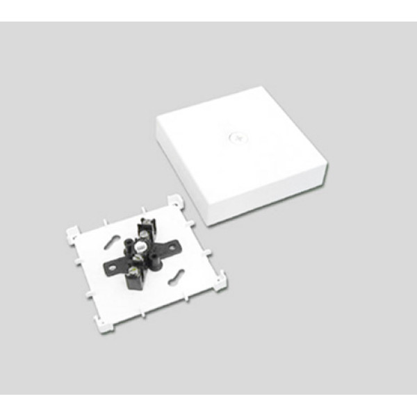Распределительная коробка Efapel Серия 10 для мини-канала, 100х100х50, цвет: белый