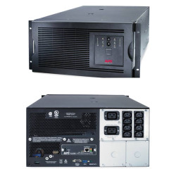 ИБП APC Smart-UPS, 5000ВА, линейно-интерактивные, в стойку, 483х660х222 (ШхГхВ), 230V, 5U, однофазный, Ethernet, (SUA5000RMI5U)