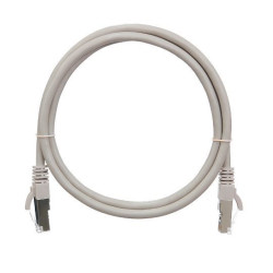 Шнур коммутационный Schneider Electric Actassi, неэкранированный, RJ45/RJ45, кат. 6, LSZH, 1м, серый