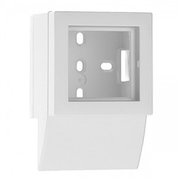 Суппорт Efapel Серия 10, боковой для мини-канала, глубина: 7, h=12, цвет: белый, для серии Q45